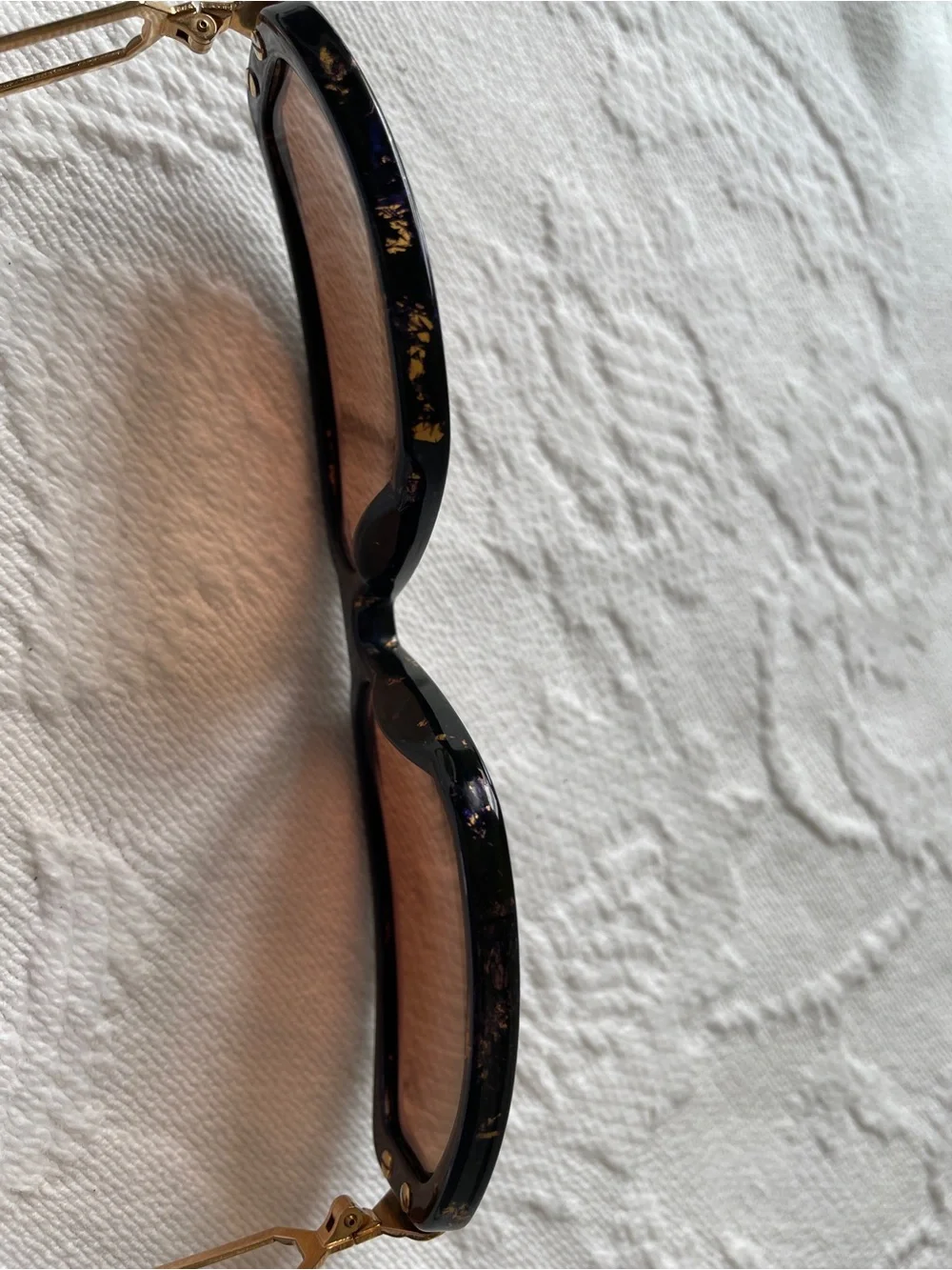 Alpina Genesis Project by Zucchelli brown gold flake pristine Frames 58-12-135
